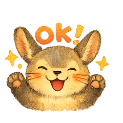 Warm & Cute Viscacha Stickers