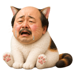 Cat Uncle's sticker without text