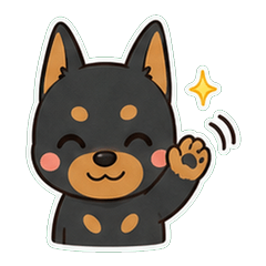 杜賓犬奶油色鹽系 1