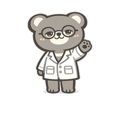 Glasses Bear Daily Stickers