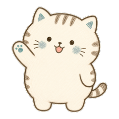 Lazy Cat Daily Stickers Chill & Cute
