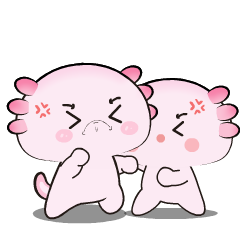 Funny Axolotl 7 : Animated Stickers