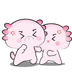 Funny Axolotl 7 : Animated Stickers