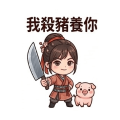 老婆可愛跟風貼圖