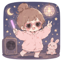 Night Owl Girl: Lazy Midnight Stickers