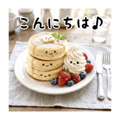 Cute and delicious everyday food sticker