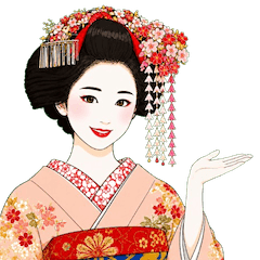 舞妓の菊乃どす。