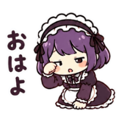 Lazy Maid Stickers Vol.1