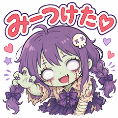 Creepy Cute Zombie Girl
