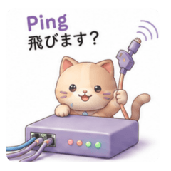 Cyber-Neko Pastel: Cute Engineer Cat