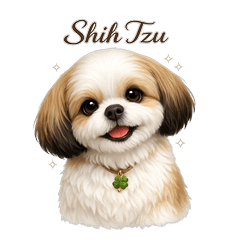 Lucky Shih Tzu Daily Stickers