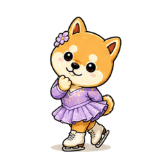 超可愛柴犬：決め姿勢