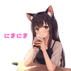 cat-eared character@4