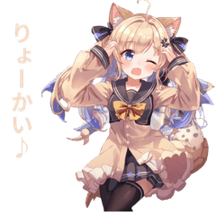 cat-eared characte@5