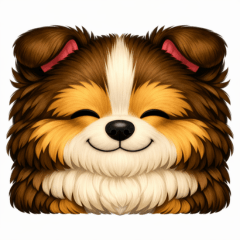 Sweet Sheltie  Stickers