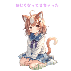 cat-eared character@6