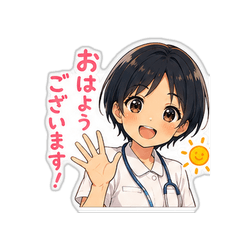 Nurse with Stethoscope - Daily Messages
