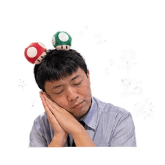 阿伯的自創貼圖