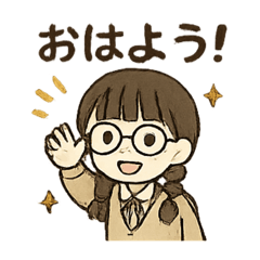 College Girl Daily Life Stickers