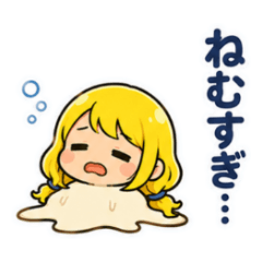 Cute & Sassy Blonde Girl Stickers Vol.3