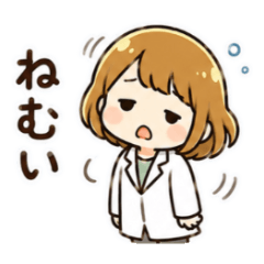 Science Girl Mood Explosion Stickers