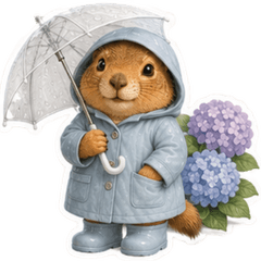 Gentle Rainy Poo-chan