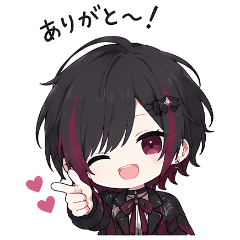 Visual Kei Chibi Boy Stickers