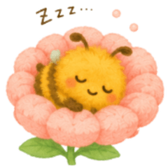 Fluffy Bee Mittsun