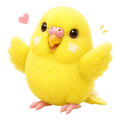 R-chan the Budgie Fun Stickers