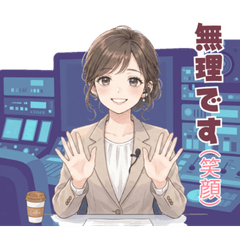 Exhausted News Anchor: Real Thoughts01