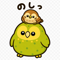 Omanju Kakapo Stickers5