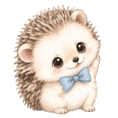 Fluffy Hedgehog Girly Daily Life