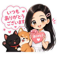 therapist rokusou Chika Greeting Sticker