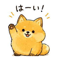 Fluffy Fox Stickers 32