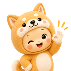 ずっと使える＊気持ち言葉＊着ぐるみ柴たん