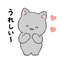 fuwamofu cat stickers