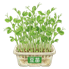 Real Pea Shoot Greetings