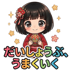 Support stamps from girls