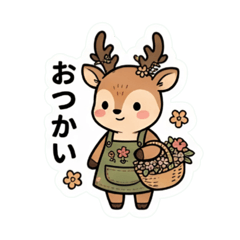 Shy Deer Florist Stickers