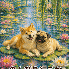 Shiba and Pug World Masterpieces