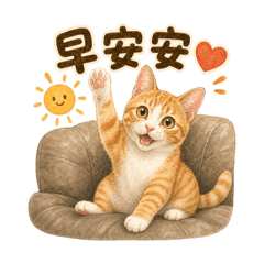 橘貓安安日常貼圖