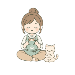 覺察貓Healing cat（無字版）