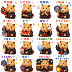 倉鼠夏日祭典蕾露貼圖24～浴衣版～