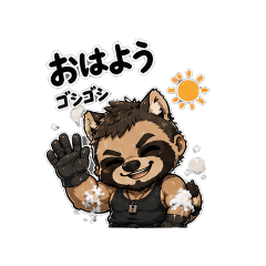 Anthropomorphic Raccoon (Anime)
