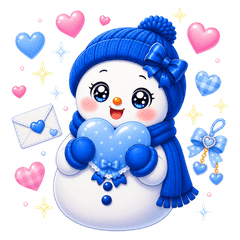 Blue Snowman: For fans & daily use!