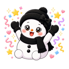 Everyday & Fan Life! Black Snowman
