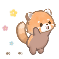 Move poyapoya red panda