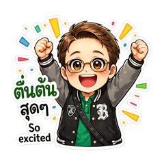 Thai-English Daily Emotion Stickers