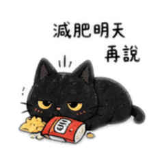 懶懶厭世黑貓の日常