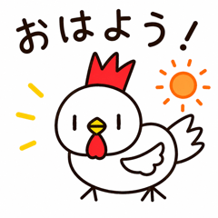Hand-drawn Chicken Sticker